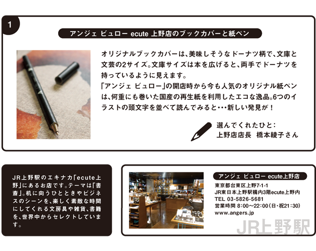 アンジェ ビュロー ecute上野店