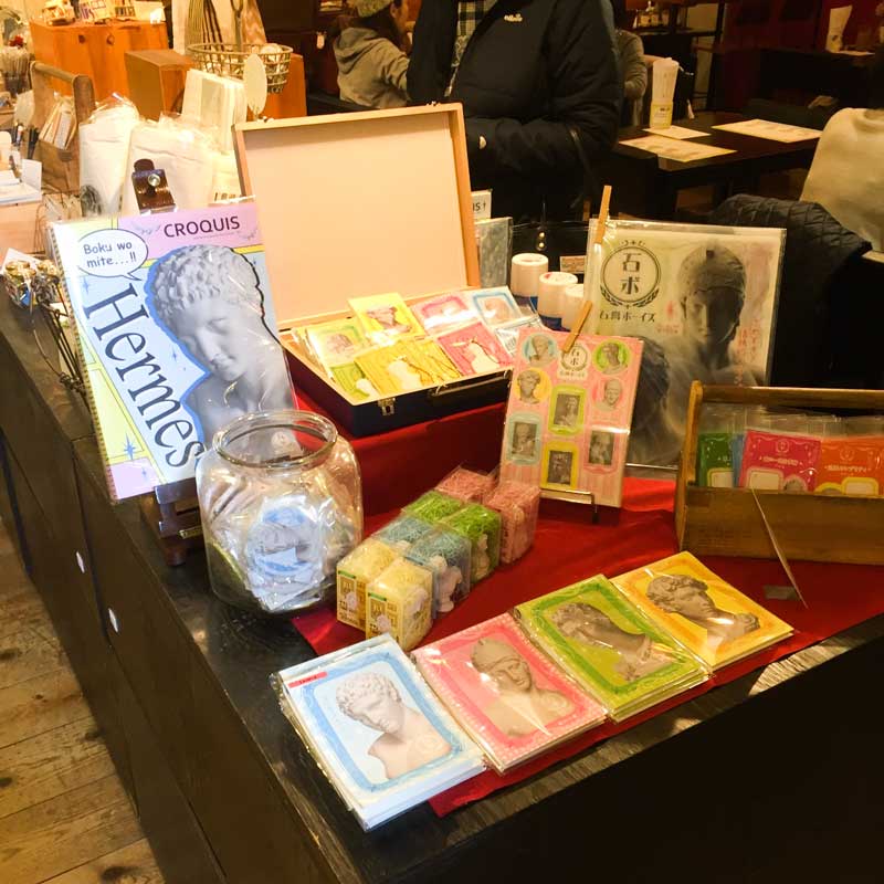 3月13日まで 石膏ボーイズ X 文房具カフェ コラボカフェ開催 文房具カフェ